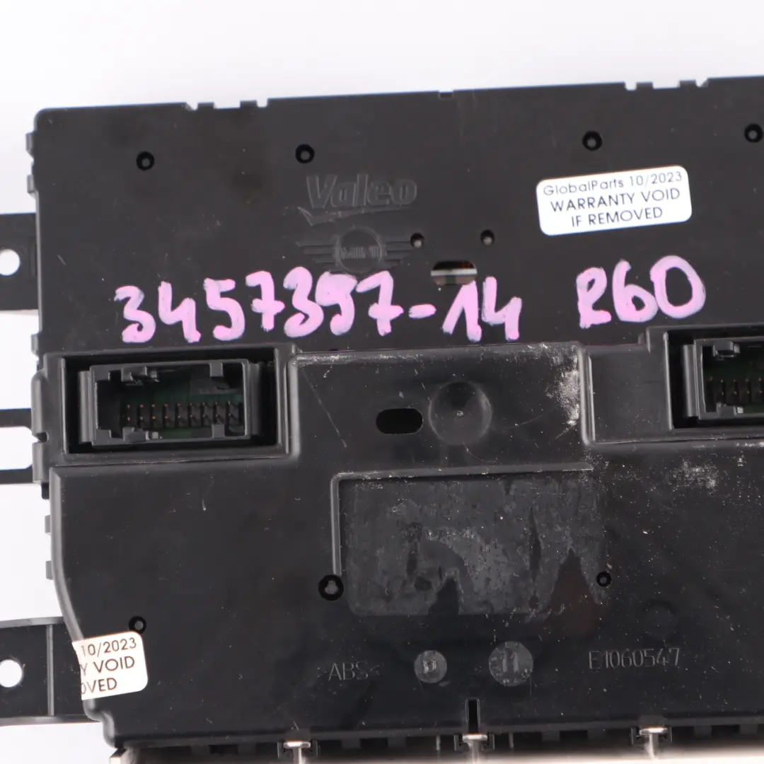 Panel Przełącznik Sterowania Klimatyzacji do Mini R60 Countryman o numerze 3457397 Mini R60 Countryman Panel Przełącznik Sterowania Klimatyzacji - SKU 3457397-14 - Numer Części 3457397