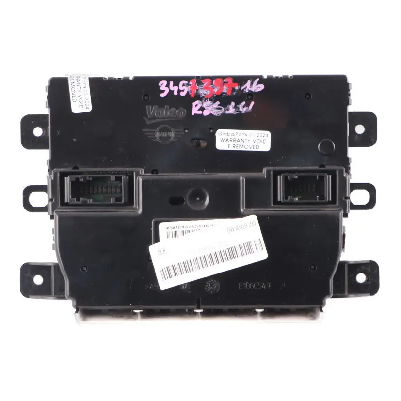 Con Climate Control Switch Panel 3456232 to Mini Cooper R57 LCI Automatic Air with Part number 3457397 Mini Cooper R57 LCI Automatic Air Con Climate Control Switch Panel 3456232 - SKU 3457397-16 - Part number 3457397