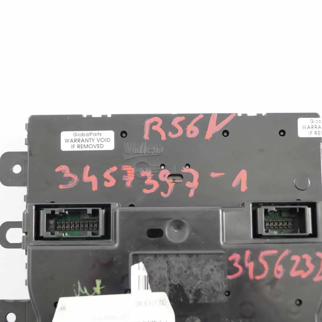 Mini Cooper R55 R56 LCI Automatic Air Conditioning Control Switch 3456300 - SKU 3457397-1 - Part number 3457397