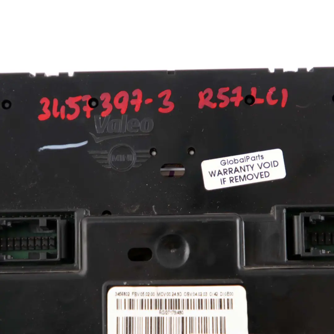 Conditioning Control to Mini Cooper 3 R57 LCI Automatic Air with Part number 3457397 Mini Cooper 3 R57 LCI Automatic Air Conditioning Control - SKU 3457397-3 - Part number 3457397