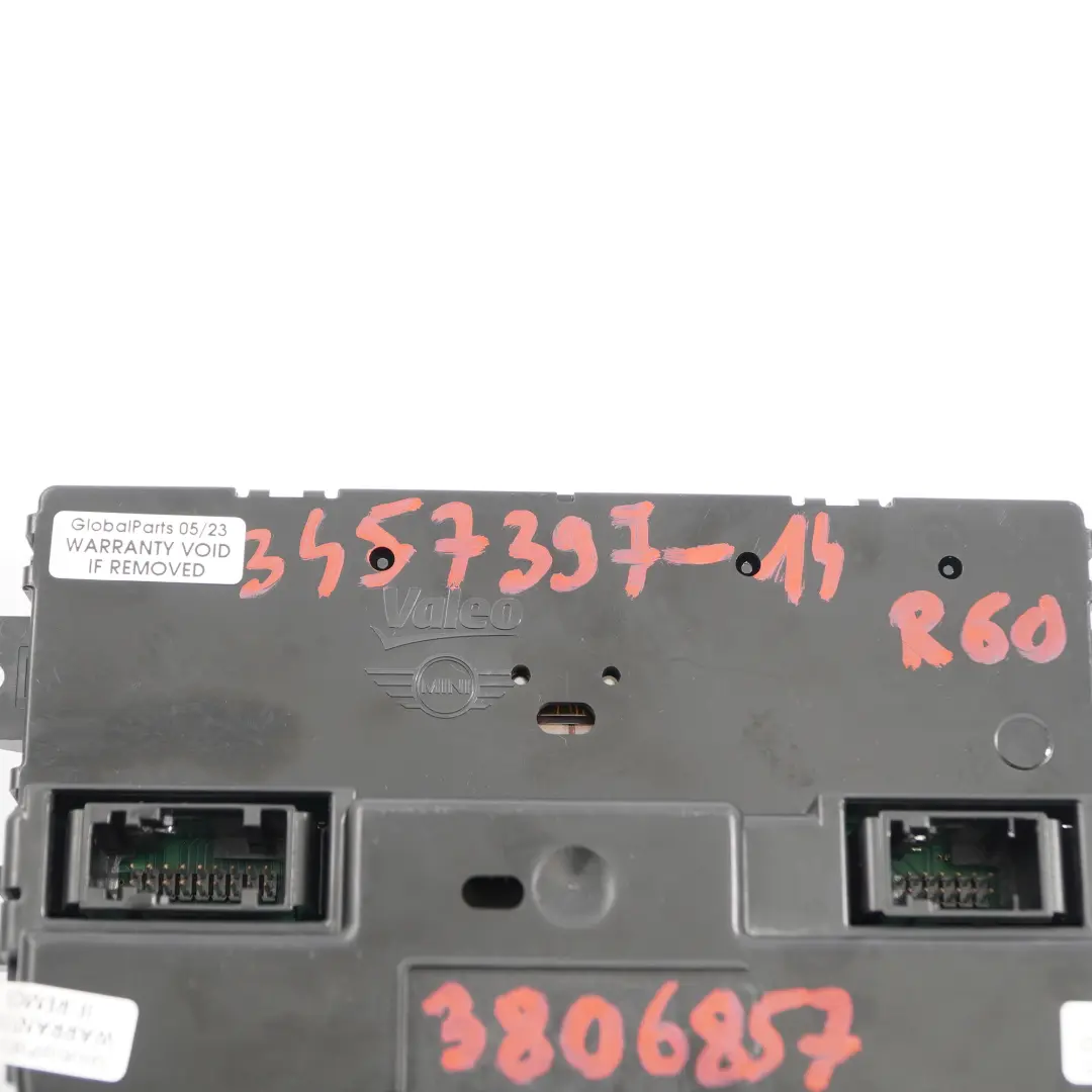 Conditioning Control Switch Panel to Mini Cooper R60 Countryman Automatic Air with Part number 3457397 Mini Cooper R60 Countryman Automatic Air Conditioning Control Switch Panel - SKU 3457397-4 - Part number 3457397