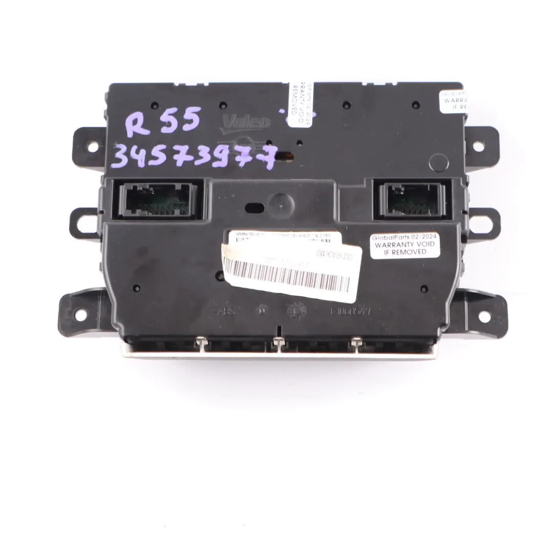  Interruptor Aire Acondicionado Mini R55 R56 R57 LCI Control Automático 3456236 - SKU 3457397-7 - Número de pieza 3457397
