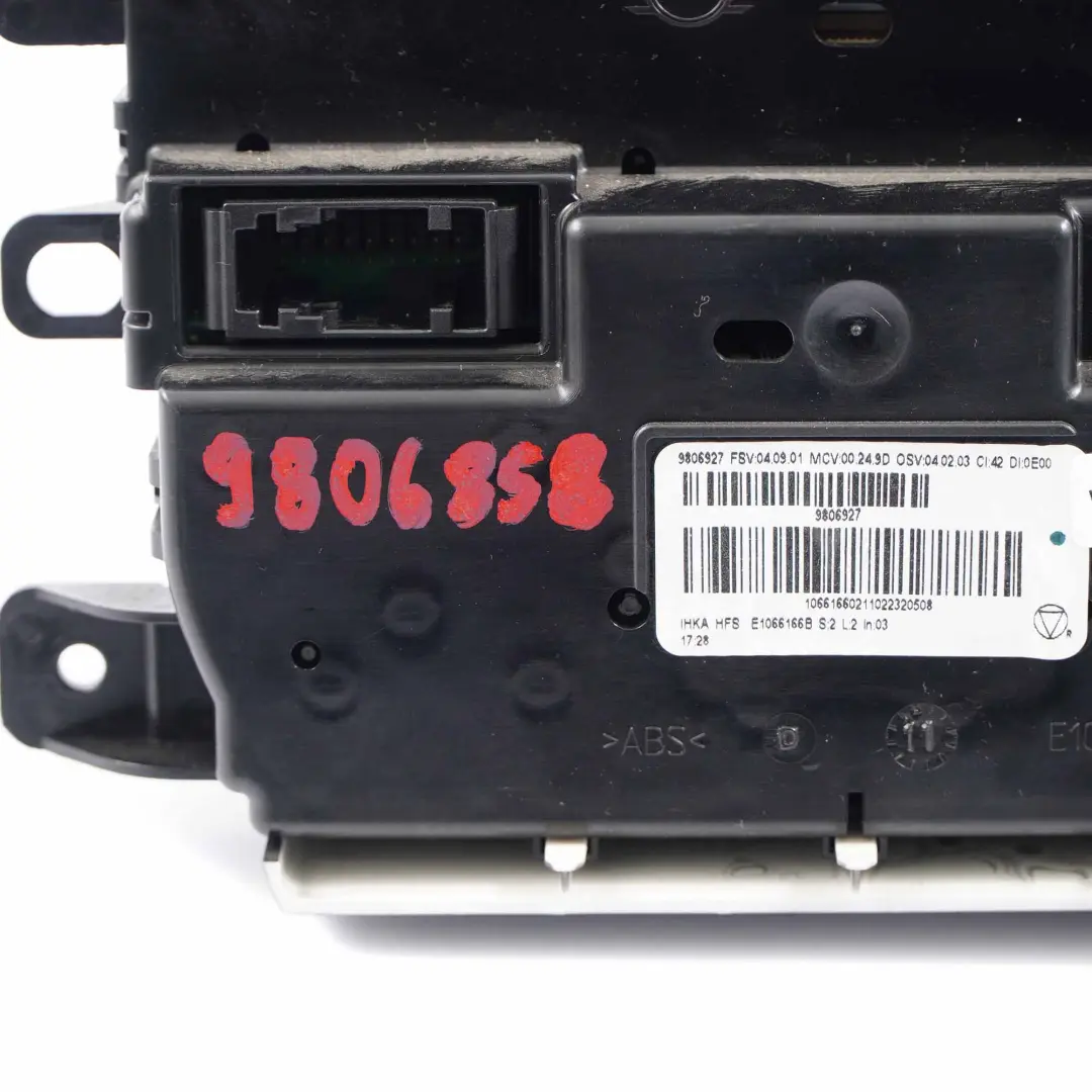 Mini Countryman R60 Interrupteur De Contrôle Climatisation Automatique - SKU 3457397-9 - Numéro de pièce 3457397