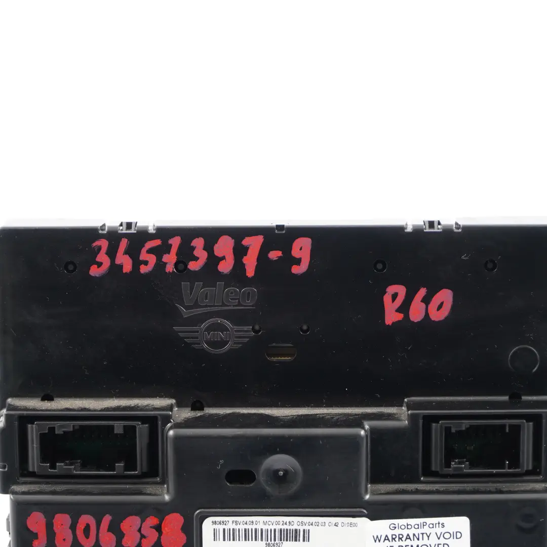 Interrupteur De Contrôle Climatisation Automatique pour Mini Countryman R60 à propos du numéro de pièce 3457397 Mini Countryman R60 Interrupteur De Contrôle Climatisation Automatique - SKU 3457397-9 - Numéro de pièce 3457397