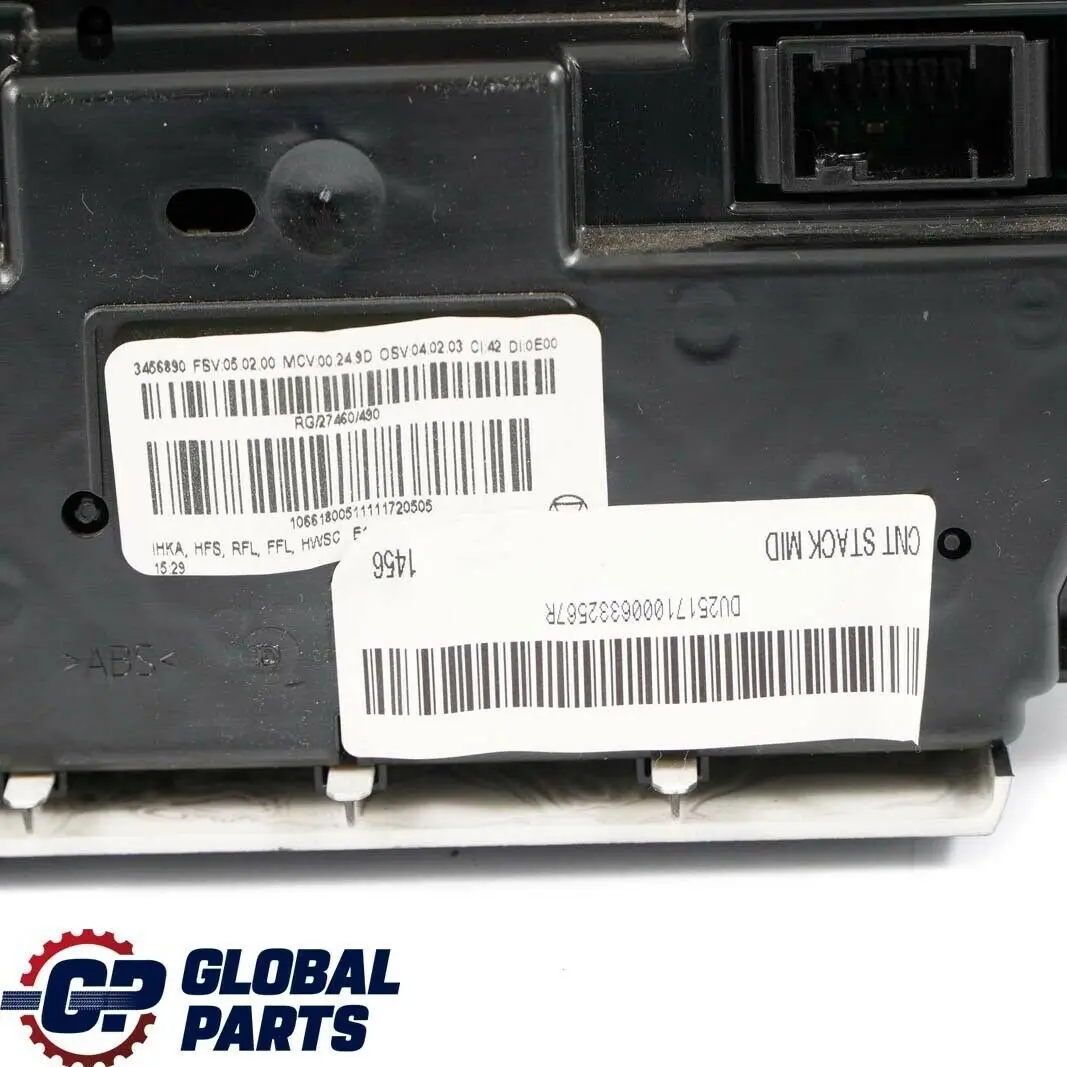 Mini Cooper R55 R56 LCI Automatic Air Conditioning Control Switch 3456232 - SKU 3457397 - Part number 3457397