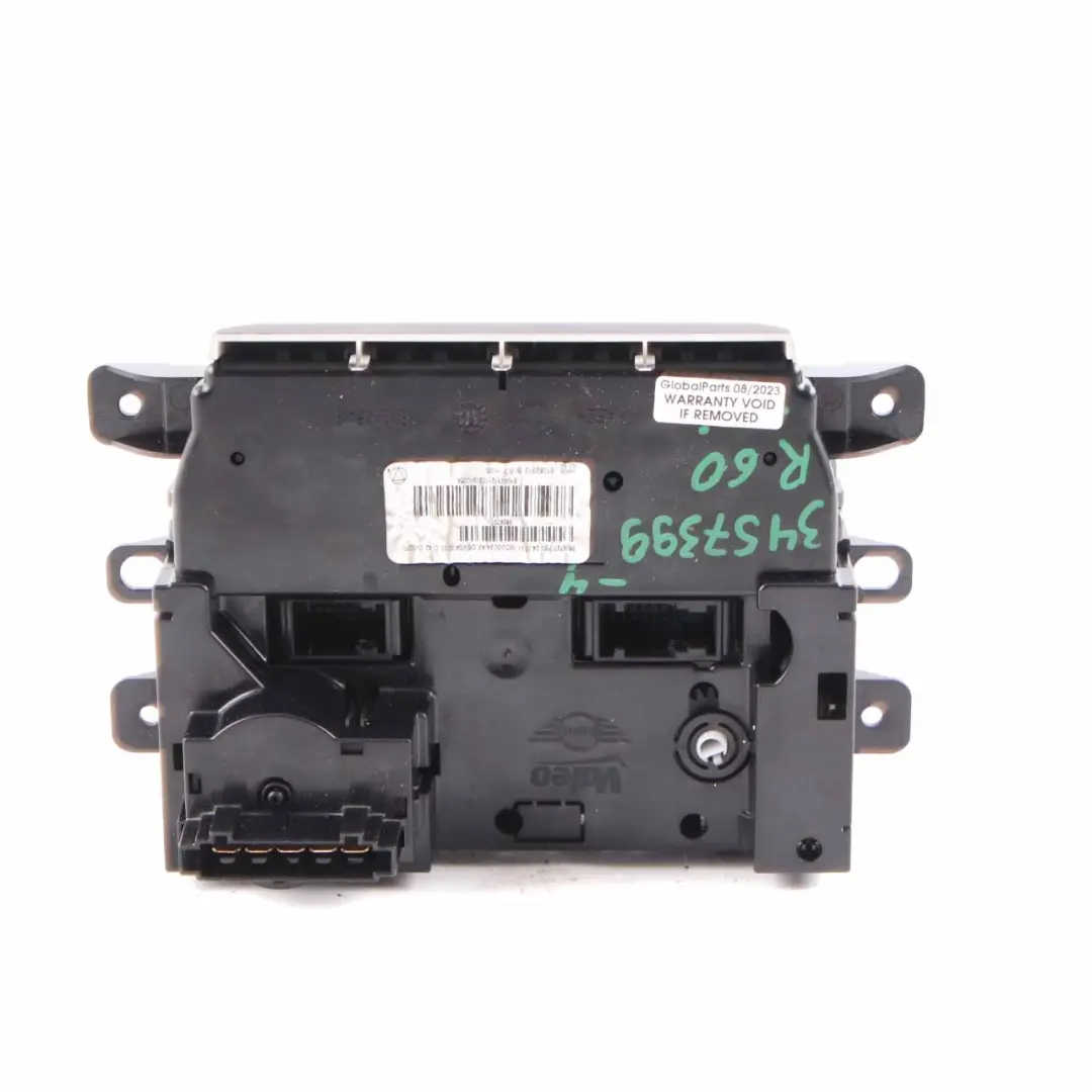 Mini Countryman R60 Climatisation Chauffage Panneau de commande Module - SKU 3457399-4 - Numéro de pièce 3457399