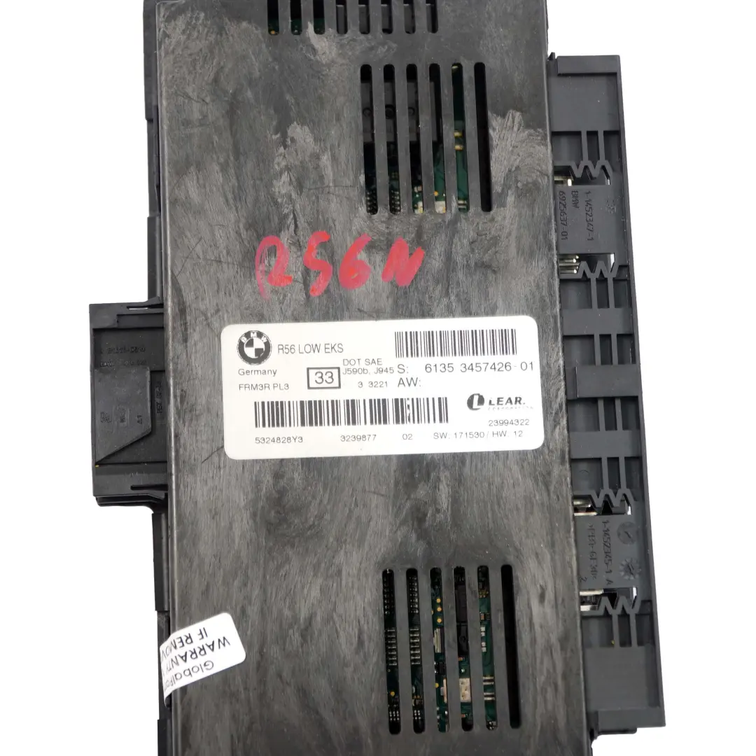  Footwell Module Mini R56 LCI Light Low EKS ECU PL3 FRM3R Lear - SKU 3457426 - Part number 3457426