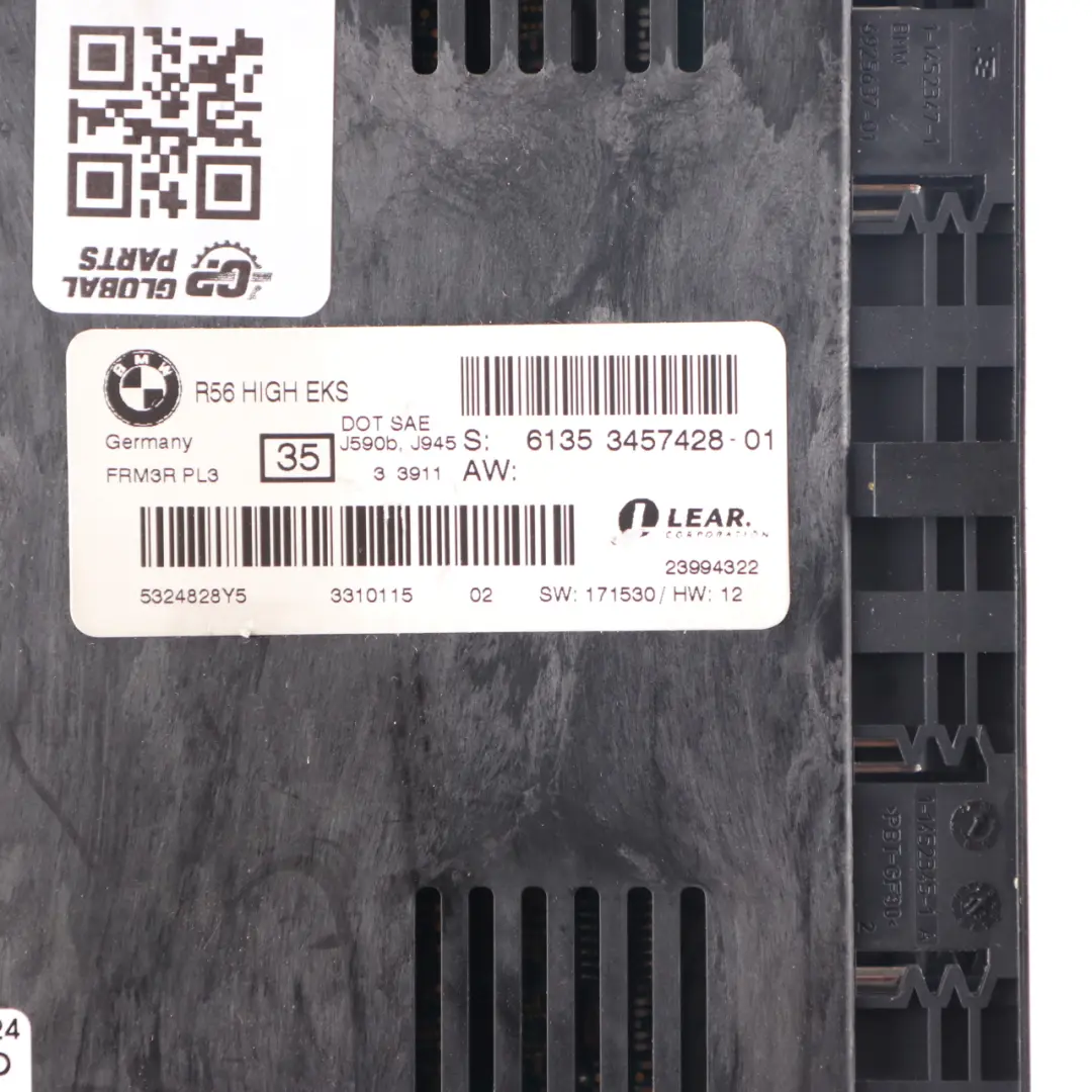Module d'éclairage de l'habitacle Haut EKS ECU 3457428 pour Mini Cooper R56 à propos du numéro de pièce 6827072 Mini Cooper R56 Module d'éclairage de l'habitacle Haut EKS ECU 3457428 - SKU 3457428-2 - Numéro de pièce 6827072