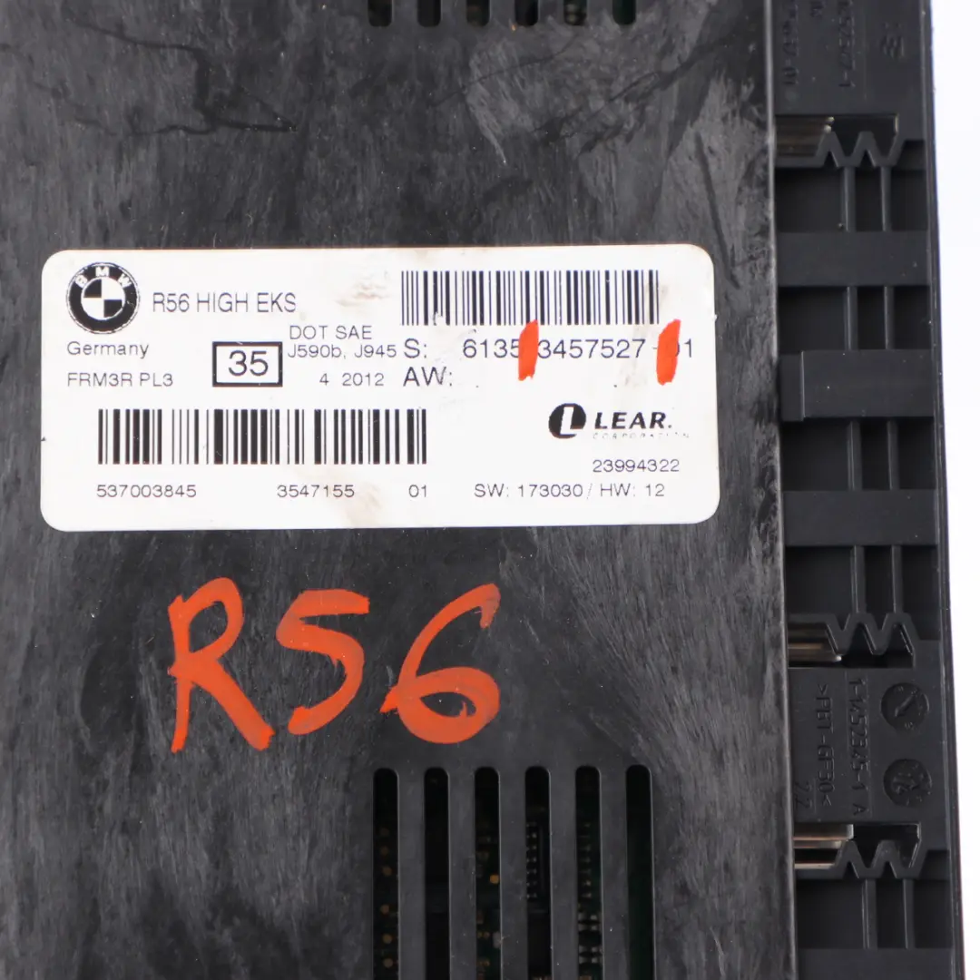 Footwell Light Module High EKS PL3 FRM3R Lear to Mini Cooper One R56 with Part number 3457527 Mini Cooper One R56 Footwell Light Module High EKS PL3 FRM3R Lear - SKU 3457527 - Part number 3457527