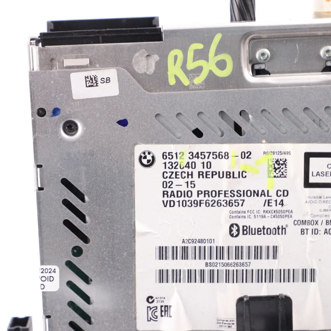  Radio CD Player Mini Cooper R55 R56 R57 LCI R60 Radio Boost Head Unit - SKU 3457568-2 - Part number 3457568