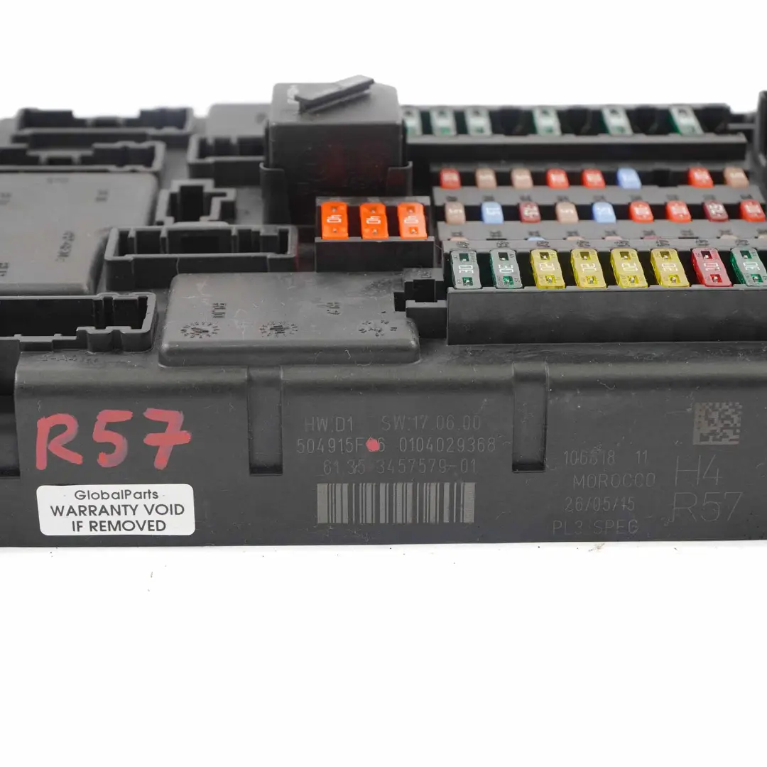  Fuse Box Mini Cooper R57 Cabrio High SPEG PL3 DC/DC H4 Distribution - SKU 3457579 - Part number 3457579