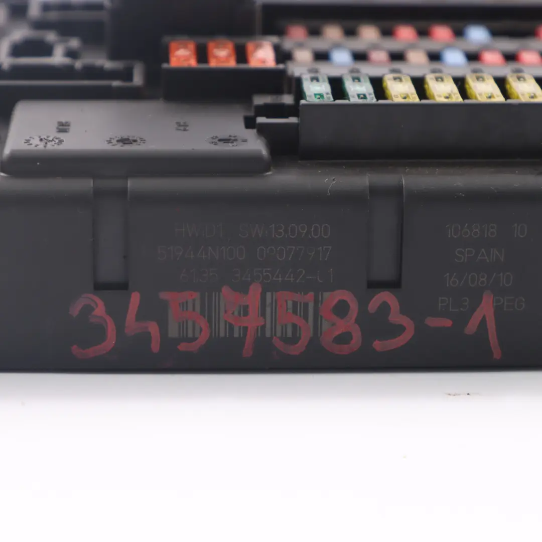 Speg Pl3 H4 Scatola Distribuzione Fusibili per Mini Cooper R56 R57 Alto con numero di parte 3455442 Mini Cooper R56 R57 Alto Speg Pl3 H4 Scatola Distribuzione Fusibili - SKU 3457583-1 - Numero di parte 3455442