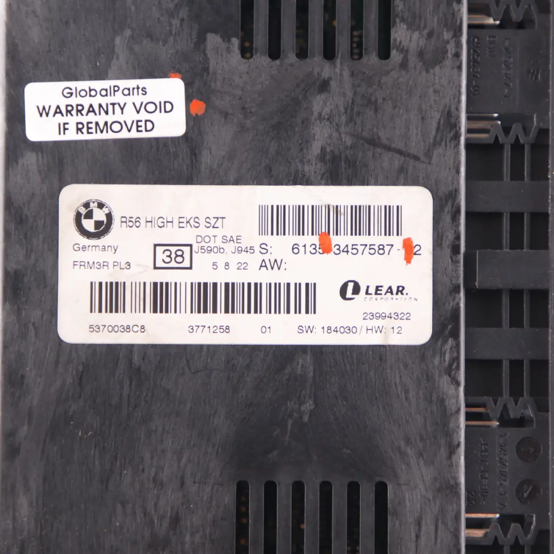 Mini Countryman R60 Modulo luci vano piedi PL3 FRM3R Lear ECU - SKU 3457587 - Numero di parte 3457587