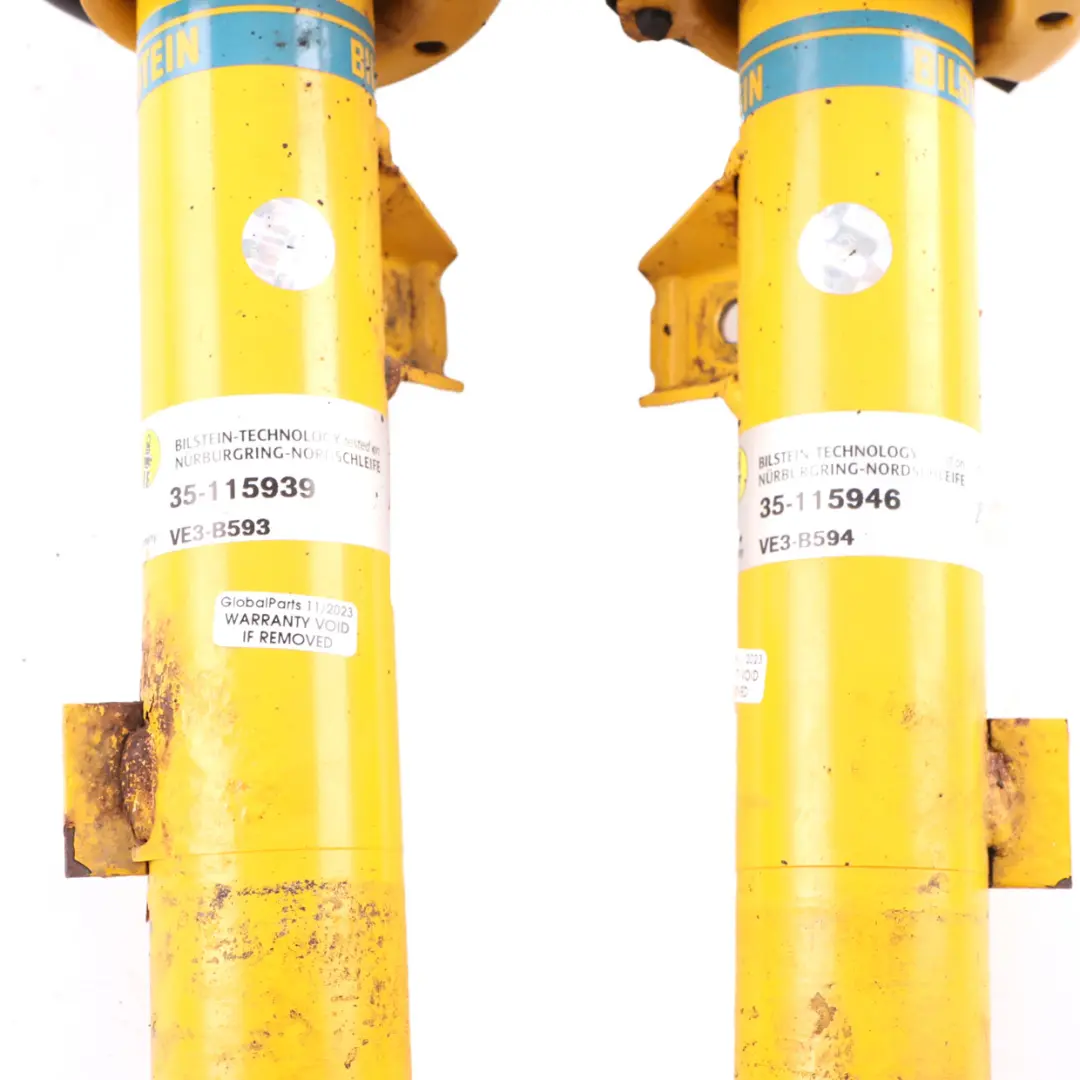 Bilstein Spring Strut Front Left Right Suspension Shock Absorber Set to BMW E87 with Part number 35-115939 BMW E87 Bilstein Spring Strut Front Left Right Suspension Shock Absorber Set - SKU 35-115939 - Part number 35-115939