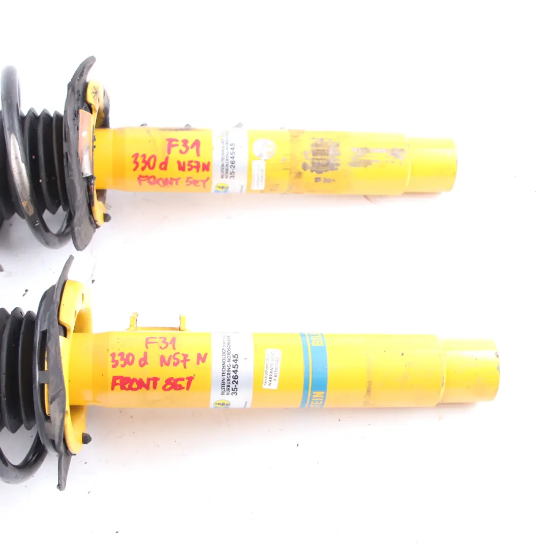 Bilstein Spring Strut Front Left Right Suspension Shock Absorber Set to BMW F31 with Part number 35-264545 BMW F31 Bilstein Spring Strut Front Left Right Suspension Shock Absorber Set - SKU 35-264545 - Part number 35-264545