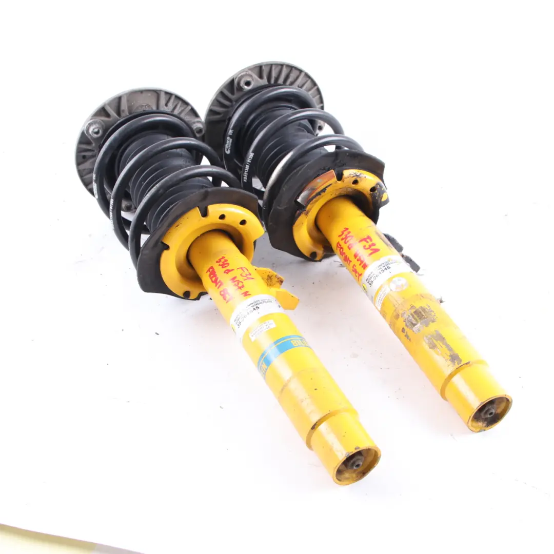 Bilstein Spring Strut Front Left Right Suspension Shock Absorber Set to BMW F31 with Part number 35-264545 BMW F31 Bilstein Spring Strut Front Left Right Suspension Shock Absorber Set - SKU 35-264545 - Part number 35-264545