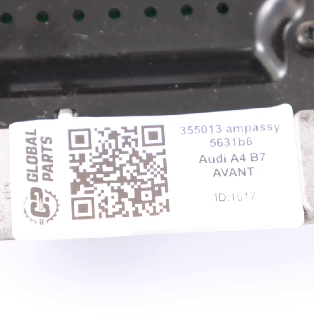 Audio Sound System Amplifier Bose 5631B6 to Audi A4 B7 with Part number 355013 Audi A4 B7 Audio Sound System Amplifier Bose 5631B6 - SKU 355013 ampassy 5631b6 - Part number 355013