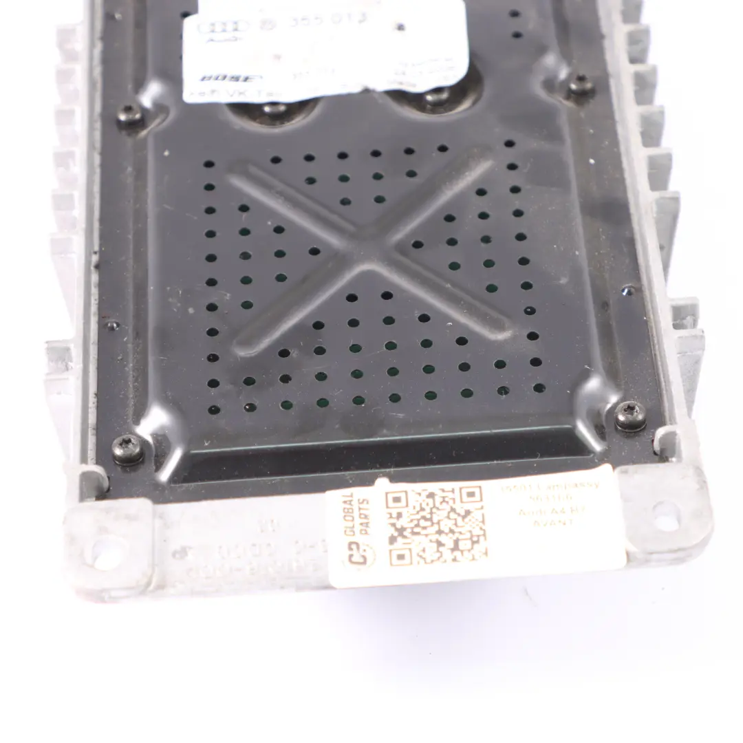 Audio Amplificador del sistema de sonido Bose 5631B6 para Audi A4 B7 con número de pieza 355013 Audi A4 B7 Audio Amplificador del sistema de sonido Bose 5631B6 - SKU 355013 ampassy 5631b6 - Número de pieza 355013