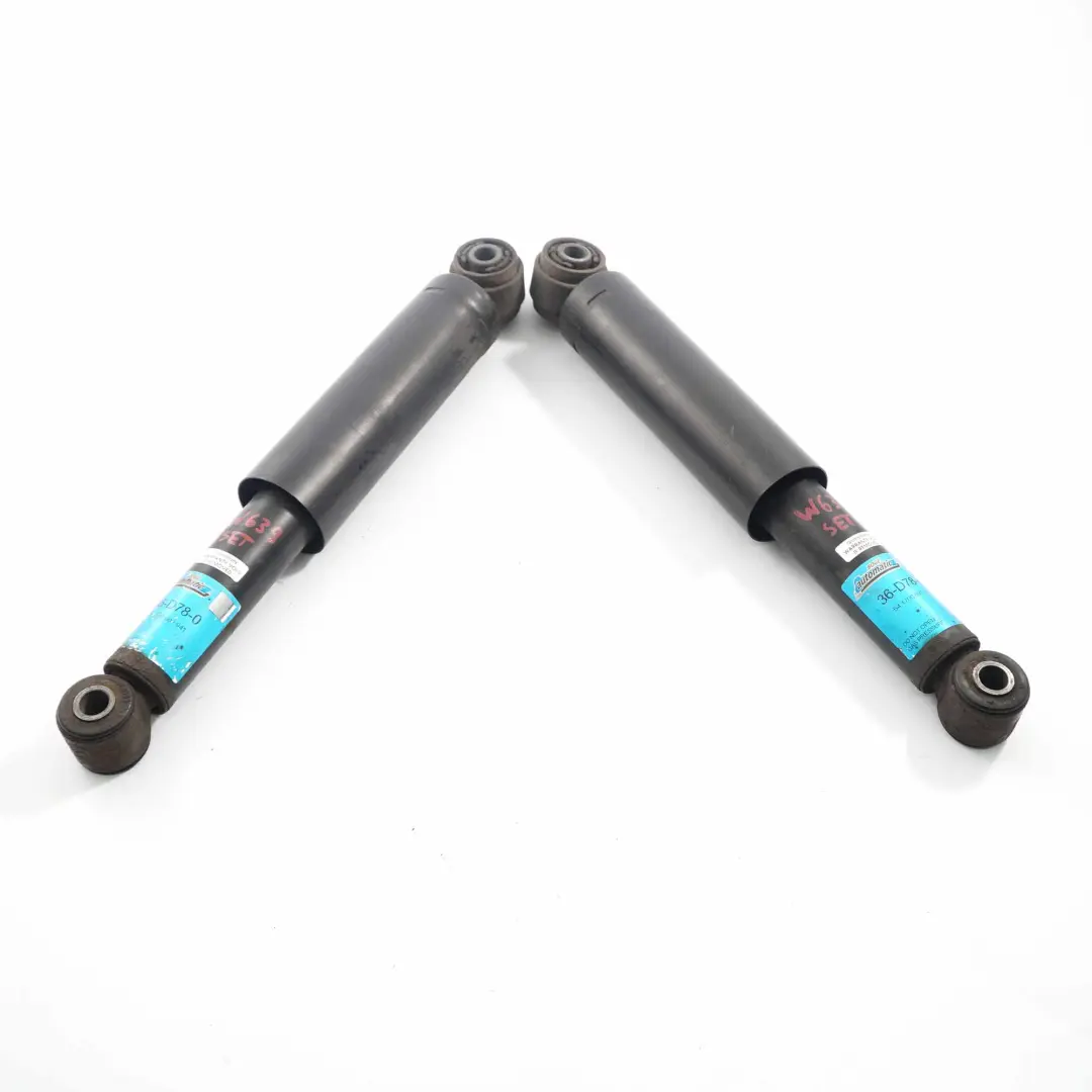 Boge Rear Left Right Shock Absorber Spring Strut Set to Mercedes Vito W639 with Part number 36-D78-0 Mercedes Vito W639 Boge Rear Left Right Shock Absorber Spring Strut Set - SKU 36-D78-0 - Part number 36-D78-0