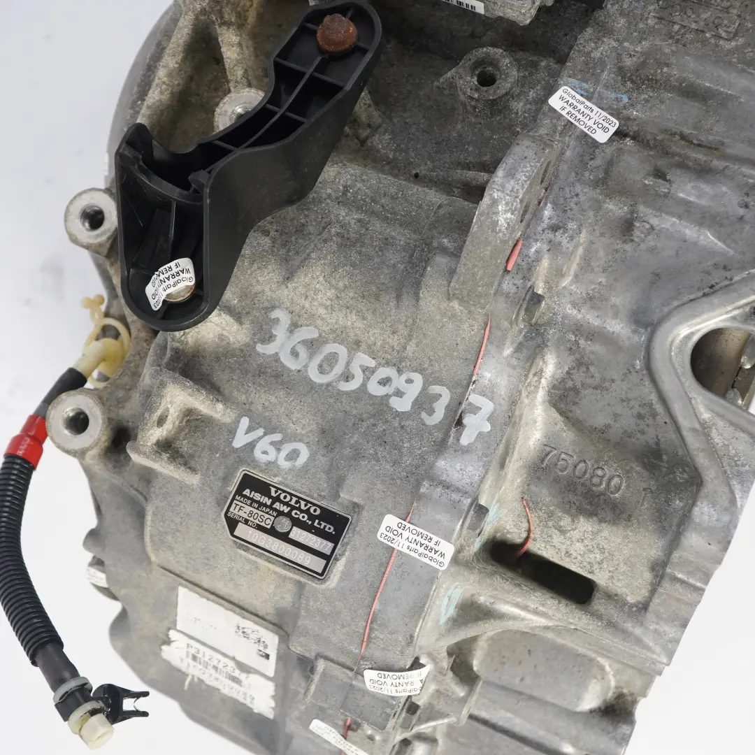 Cambio automatico Volvo V60 2.0 Diesel 2WD 6 Velocità TF-80SC 31272377 GARANZIA per con numero di parte 36050937 Cambio automatico Volvo V60 2.0 Diesel 2WD 6 Velocità TF-80SC 31272377 GARANZIA - SKU 36050937 - Numero di parte 36050937