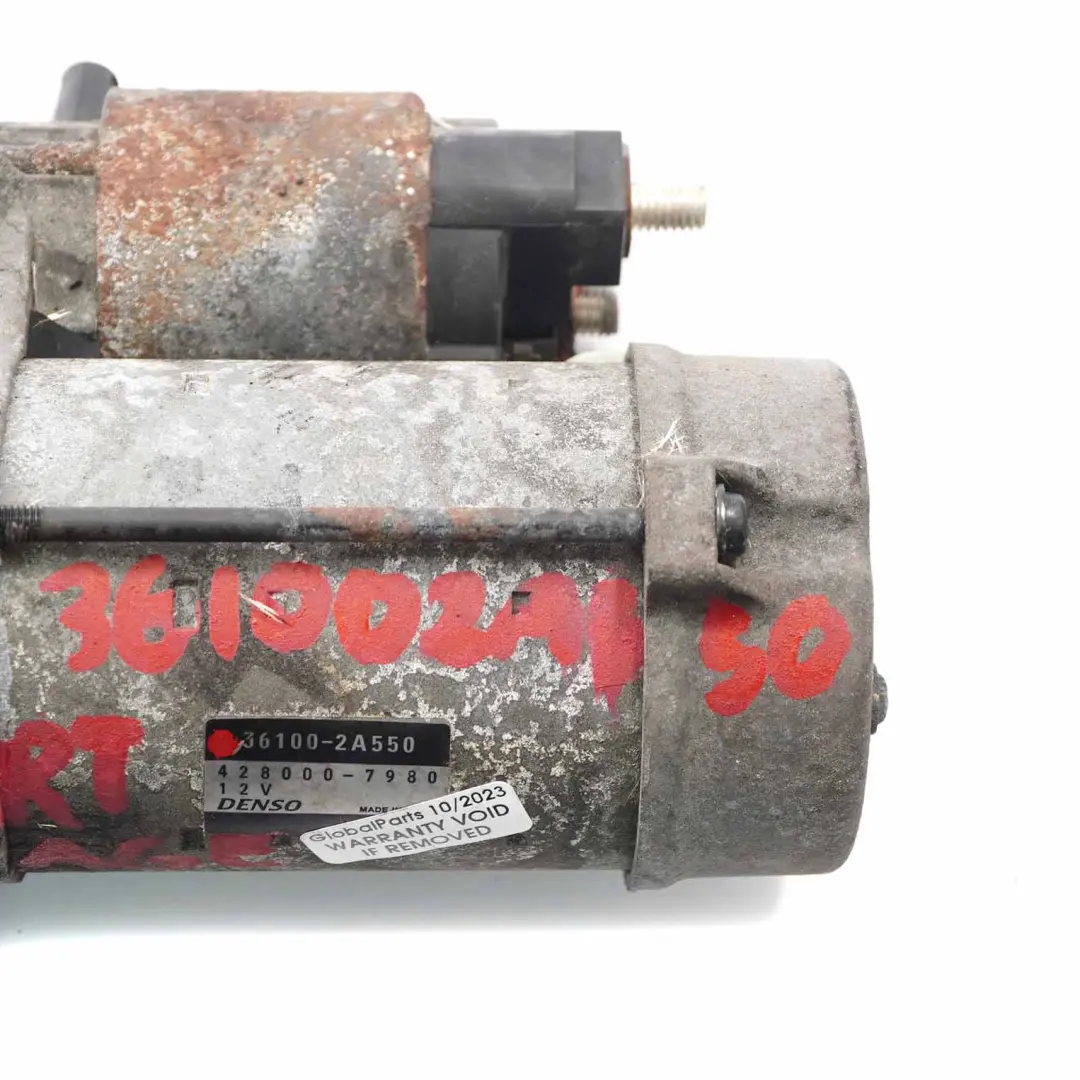 Moteur de démarrage Denso pour Kia Sportage 3 1.7 Diesel à propos du numéro de pièce 36100-2A550 Kia Sportage 3 1.7 Diesel Moteur de démarrage Denso - SKU 36100-2A550 - Numéro de pièce 36100-2A550