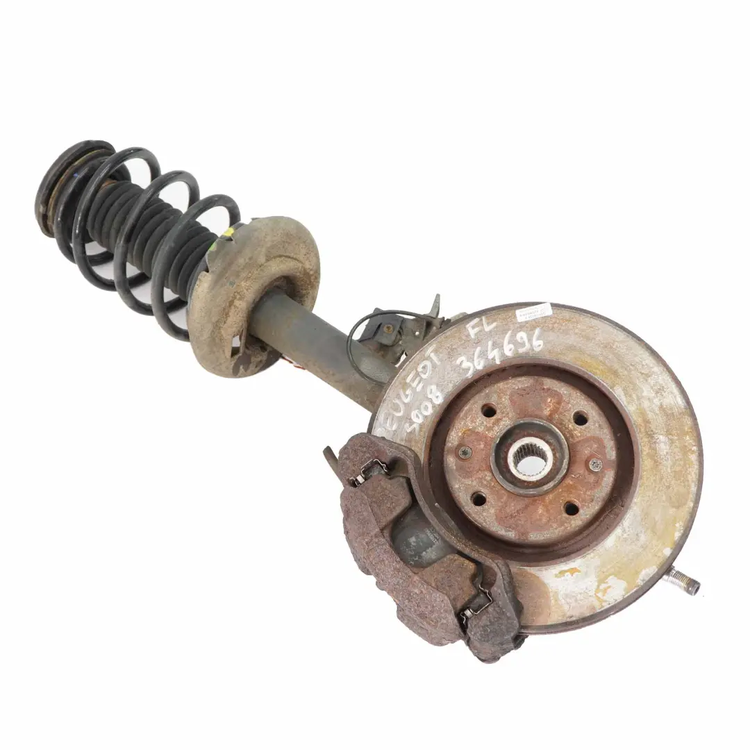 Peugeot 3008 T84 1.6 HDI Delantero Izquierdo Suspensión Pata Freno Rueda Buje - SKU 364696 - Número de pieza 364696
