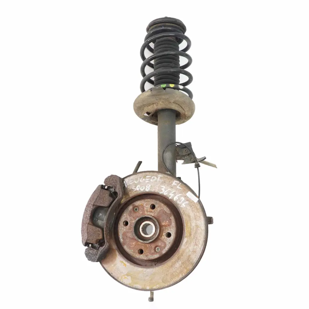 T84 1.6 HDI Avant gauche Suspension jambe frein porte-roue pour Peugeot 3008 à propos du numéro de pièce 364696 Peugeot 3008 T84 1.6 HDI Avant gauche Suspension jambe frein porte-roue - SKU 364696 - Numéro de pièce 364696