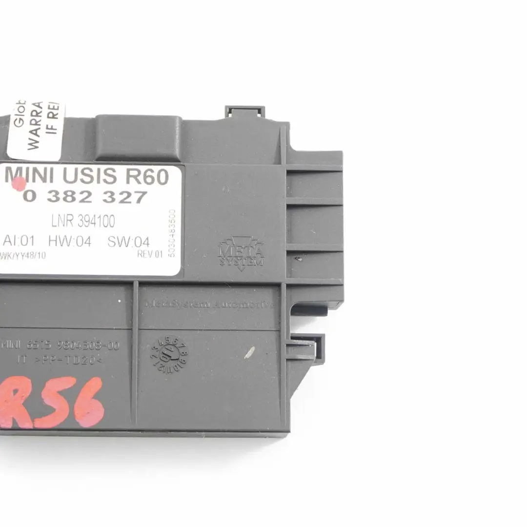 Mini Countryman Paceman R60 R61 Ultraschall Alarm Modul Steuergerät 0 - SKU 382327 - Teilenummer 0382327