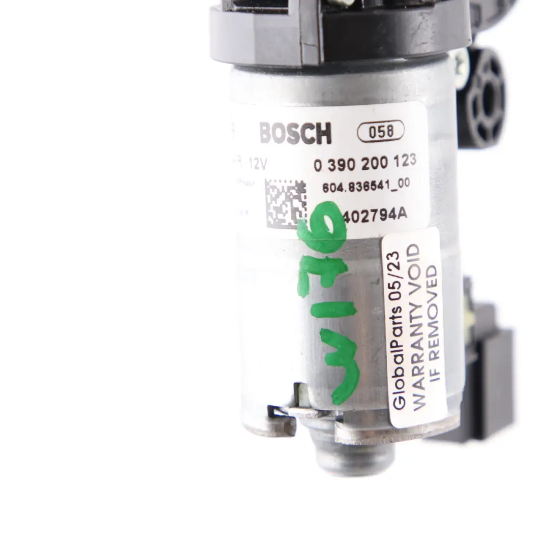  Techo solar Motor Mercedes W176 Techo corredizo Unidad accionamiento del rodillo - SKU 390200123 - Número de pieza 0390200123