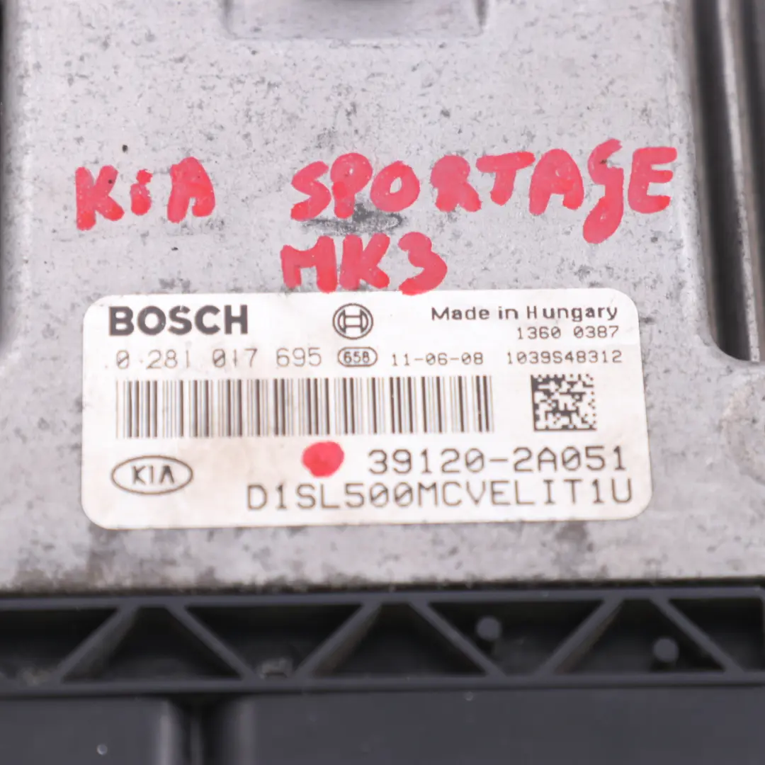 KIA CEED I 1.6 CRDI Diesel Motorsteuerungsmodul ECU Schaltgetriebe - SKU 39120-2A051 - Teilenummer 39120-2A051