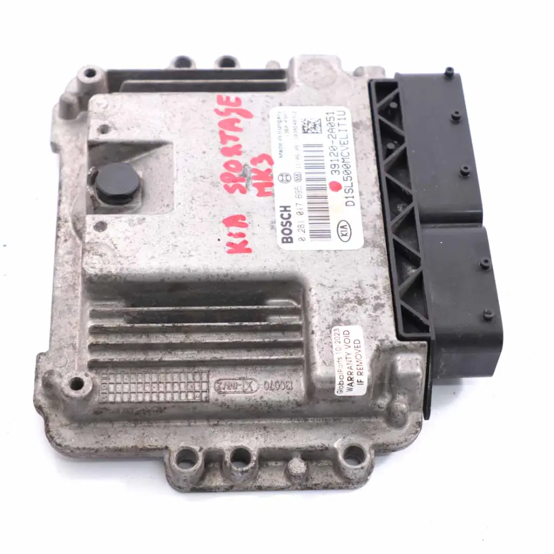 Control Module ECU Manual KIA CEED I 1.6 CRDI Diesel Engine - SKU 39120-2A051 - Part number 39120-2A051