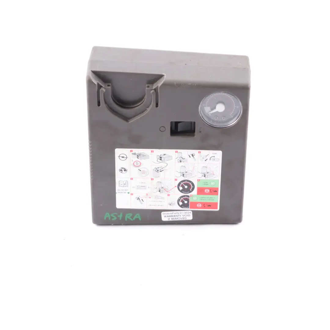 Tyre Inflation Air Pump Compressor to Vauxhall Astra Mokka with Part number 39201703 Vauxhall Astra Mokka Tyre Inflation Air Pump Compressor - SKU 39201703 - Part number 39201703