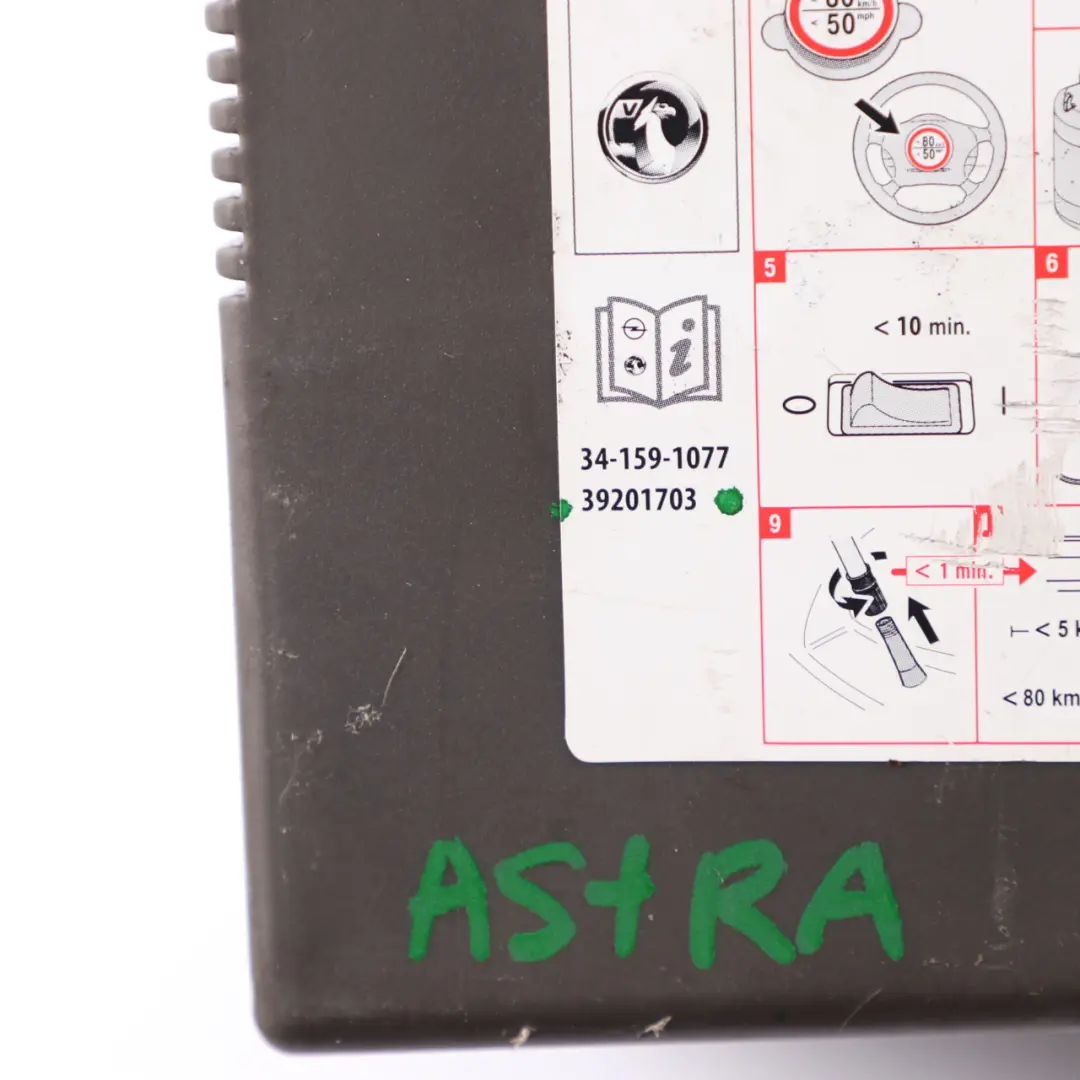 Tyre Inflation Air Pump Compressor to Vauxhall Astra Mokka with Part number 39201703 Vauxhall Astra Mokka Tyre Inflation Air Pump Compressor - SKU 39201703 - Part number 39201703