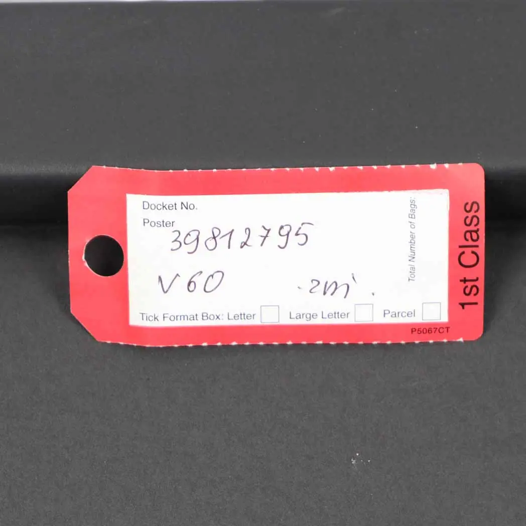 Boot Compartment Roller Blind Parcel Shelf Cover Black to Volvo V60 Rear with Part number 39812795 Volvo V60 Rear Boot Compartment Roller Blind Parcel Shelf Cover Black - SKU 39812795 - Part number 39812795