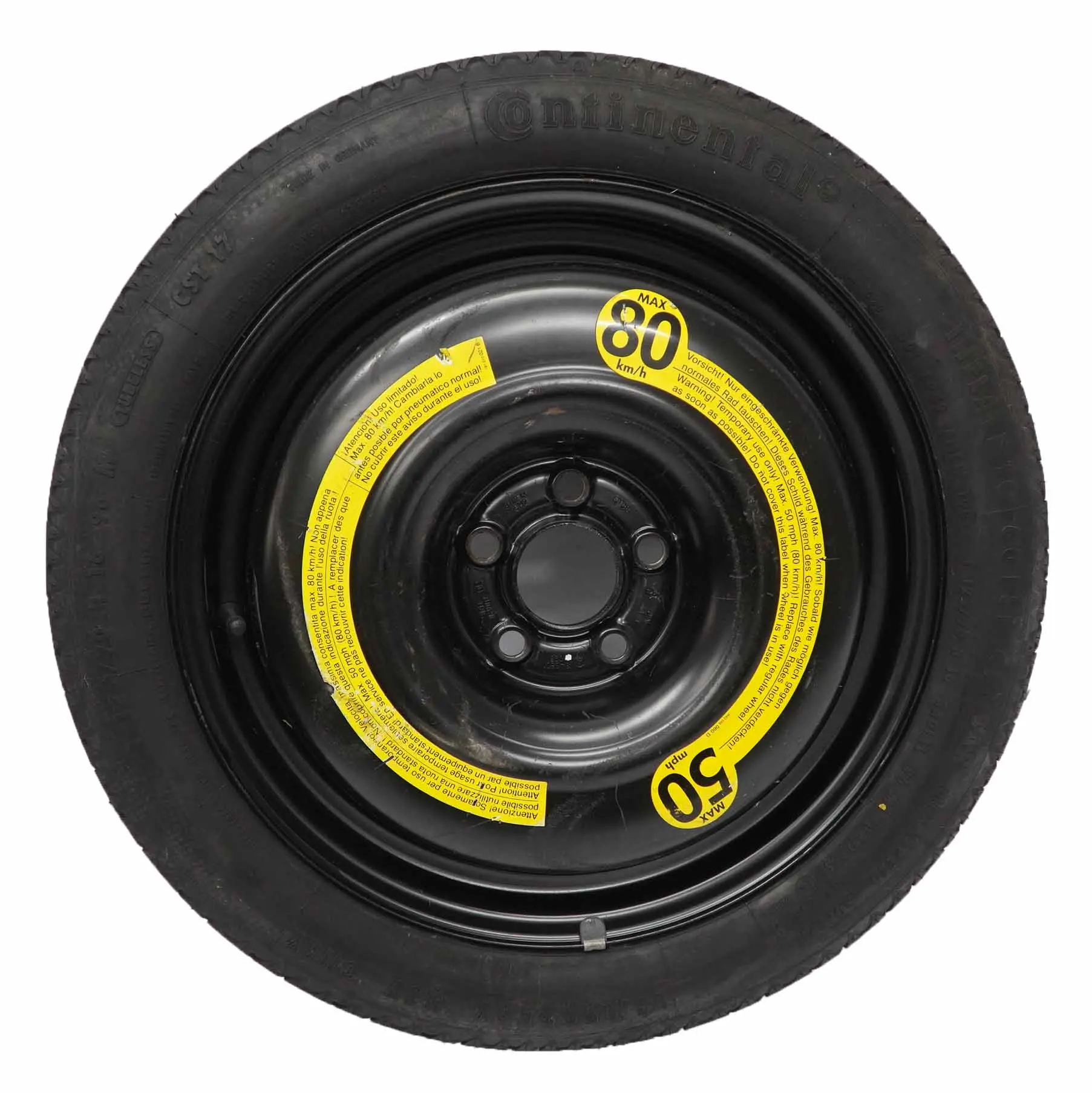 VW Audi Ruota Scorta Compatta Acciaio R16 Pneumatico 125/70 SRD161901 3A0601025