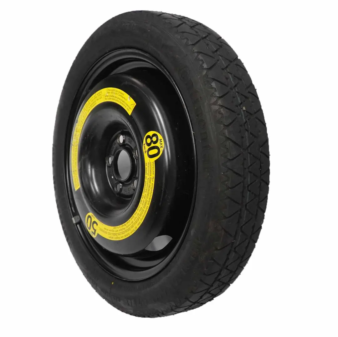 Kompakt Ersatzrad Stahl R16 Reifen 125/70 SRD161901 für VW Audi mit Teilenummer 3A0601025 VW Audi Kompakt Ersatzrad Stahl R16 Reifen 125/70 SRD161901 - SKU 3A0601025 - Teilenummer 3A0601025