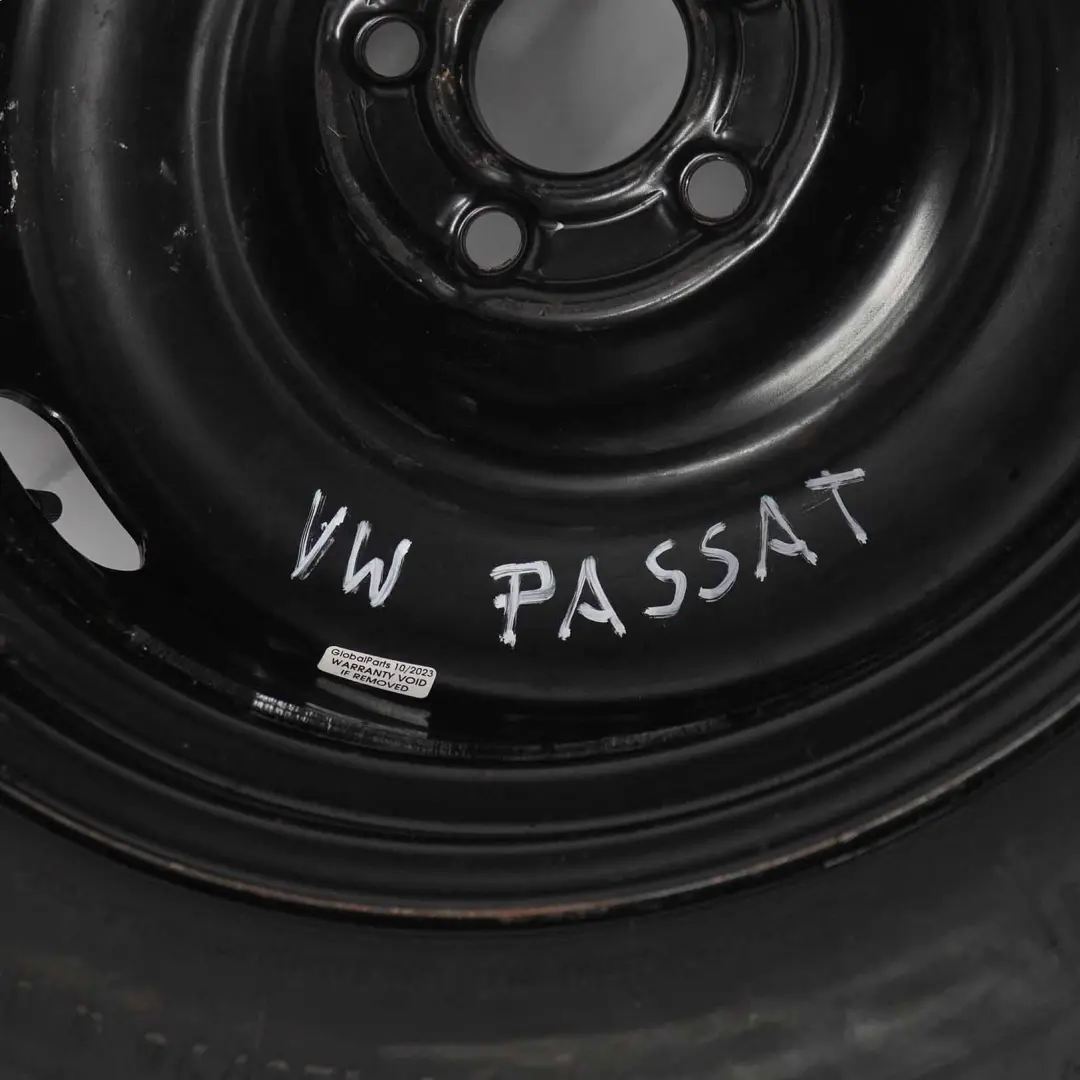 Roue de secours Acier R16 Pneu 125/70 SRD161901 pour VW Audi Compact à propos du numéro de pièce 3A0601025 VW Audi Compact Roue de secours Acier R16 Pneu 125/70 SRD161901 - SKU 3A0601025 - Numéro de pièce 3A0601025