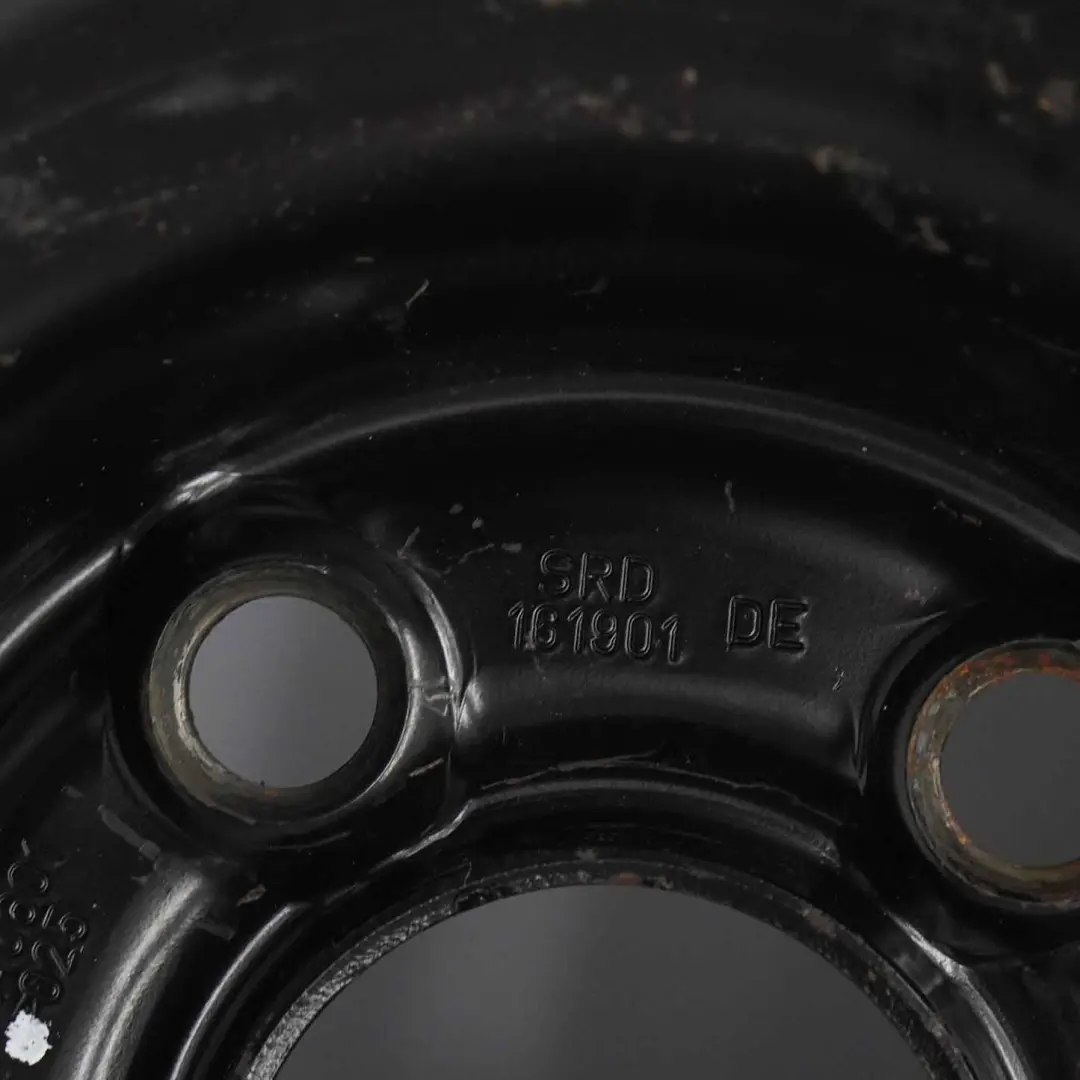 Kompakt Ersatzrad Stahl R16 Reifen 125/70 SRD161901 für VW Audi mit Teilenummer 3A0601025 VW Audi Kompakt Ersatzrad Stahl R16 Reifen 125/70 SRD161901 - SKU 3A0601025 - Teilenummer 3A0601025