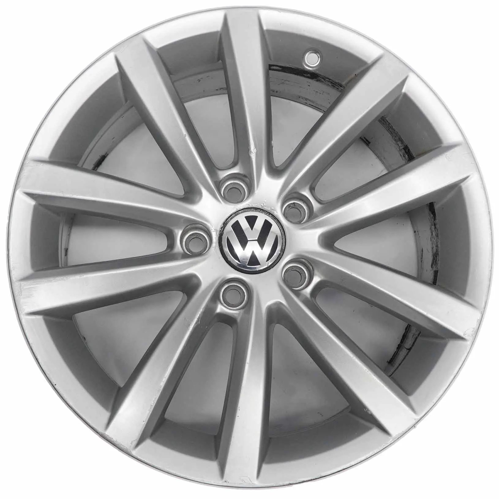 VW Volkswagen Passat B7 Argento Cerchio in lega 17" ET:47 7,5J 3AA601025AD