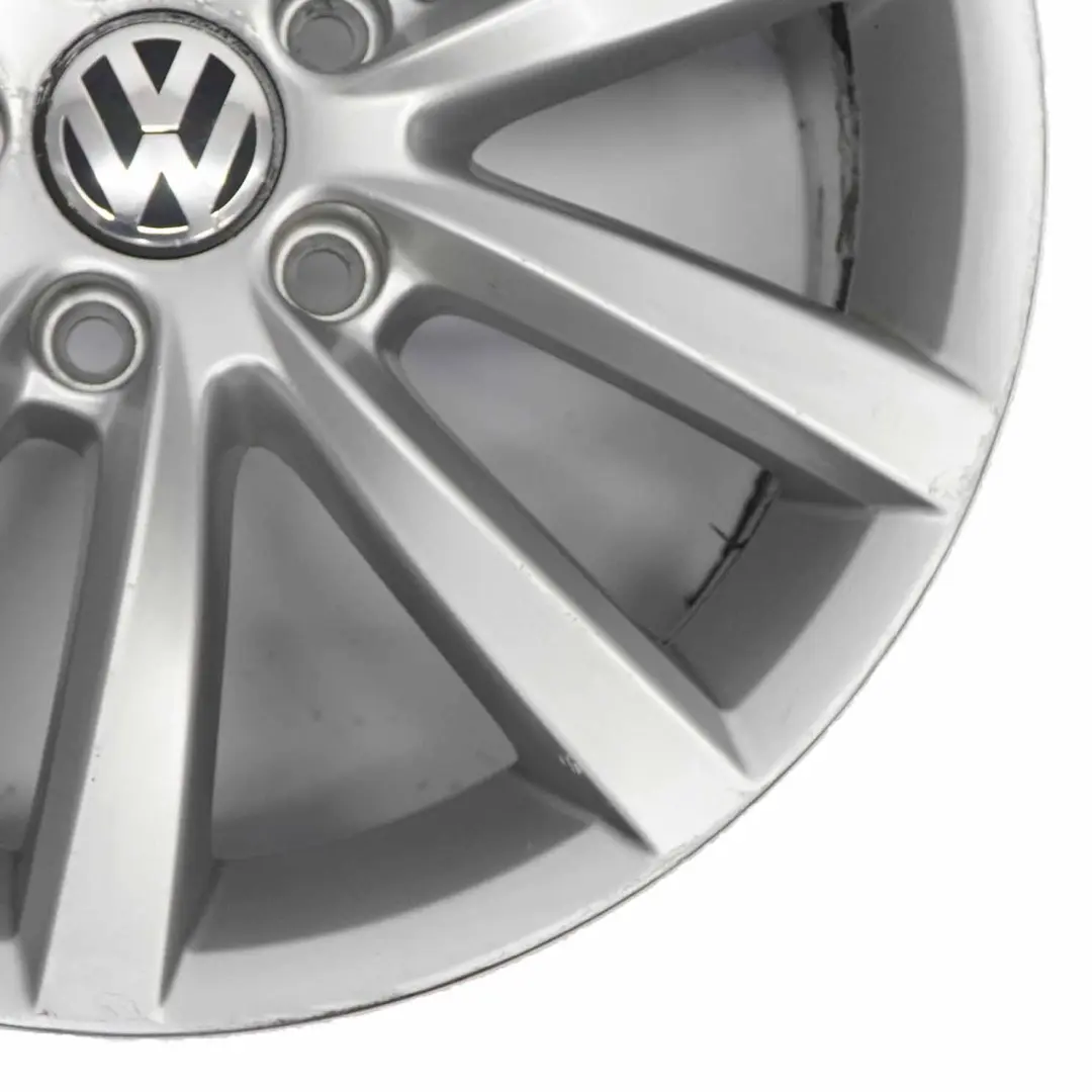 VW Volkswagen Passat B7 Jante argentée en alliage 17" ET:47 7,5J - SKU 3AA601025AD-1 - Numéro de pièce 3AA601025AD