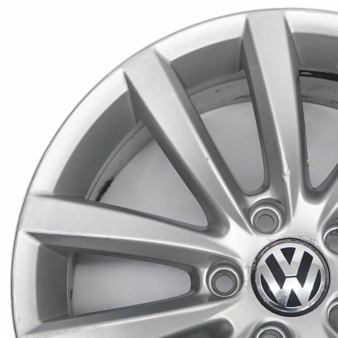 VW Volkswagen Passat B7 Silver Wheel Alloy Rim 17" ET:47 7,5J - SKU 3AA601025AD-1 - Part number 3AA601025AD