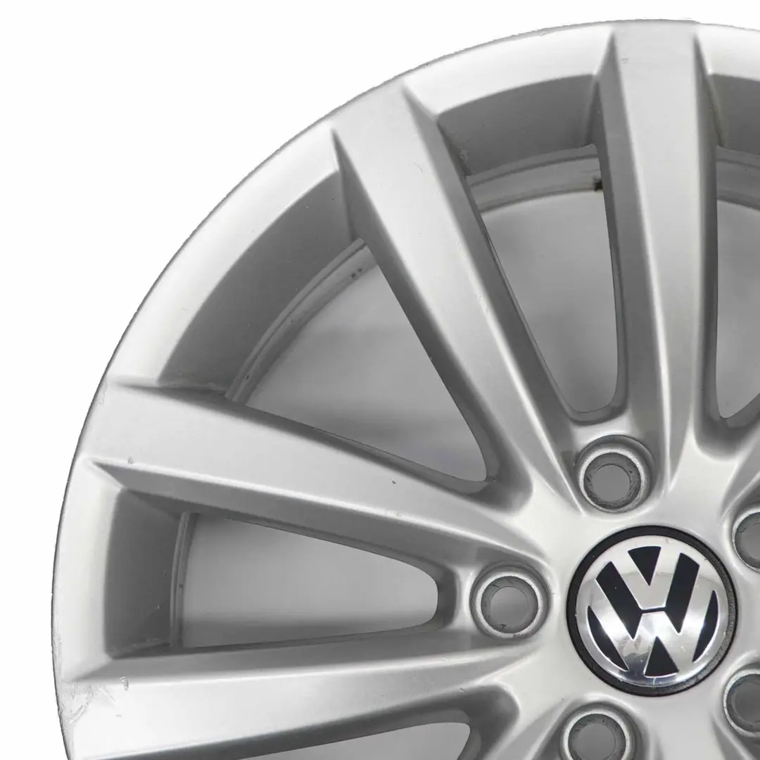 VW Volkswagen Passat B7 Jante argentée en alliage 17" ET:47 7,5J - SKU 3AA601025AD-2 - Numéro de pièce 3AA601025AD