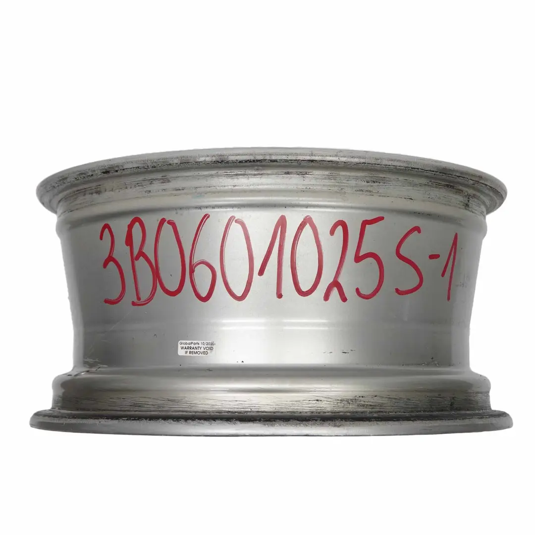 Argento Cerchio in lega 15" ET:37 7J per VW Volkswagen Passat B5 con numero di parte 3B0601025S VW Volkswagen Passat B5 Argento Cerchio in lega 15" ET:37 7J - SKU 3B0601025S-1 - Numero di parte 3B0601025S