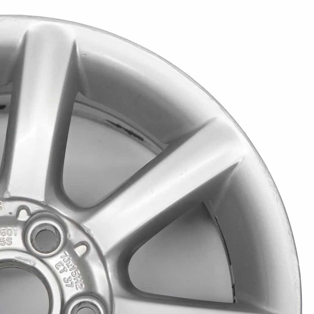VW Volkswagen Passat B5 Jante argentée en alliage 15" ET:37 7J - SKU 3B0601025S-1 - Numéro de pièce 3B0601025S