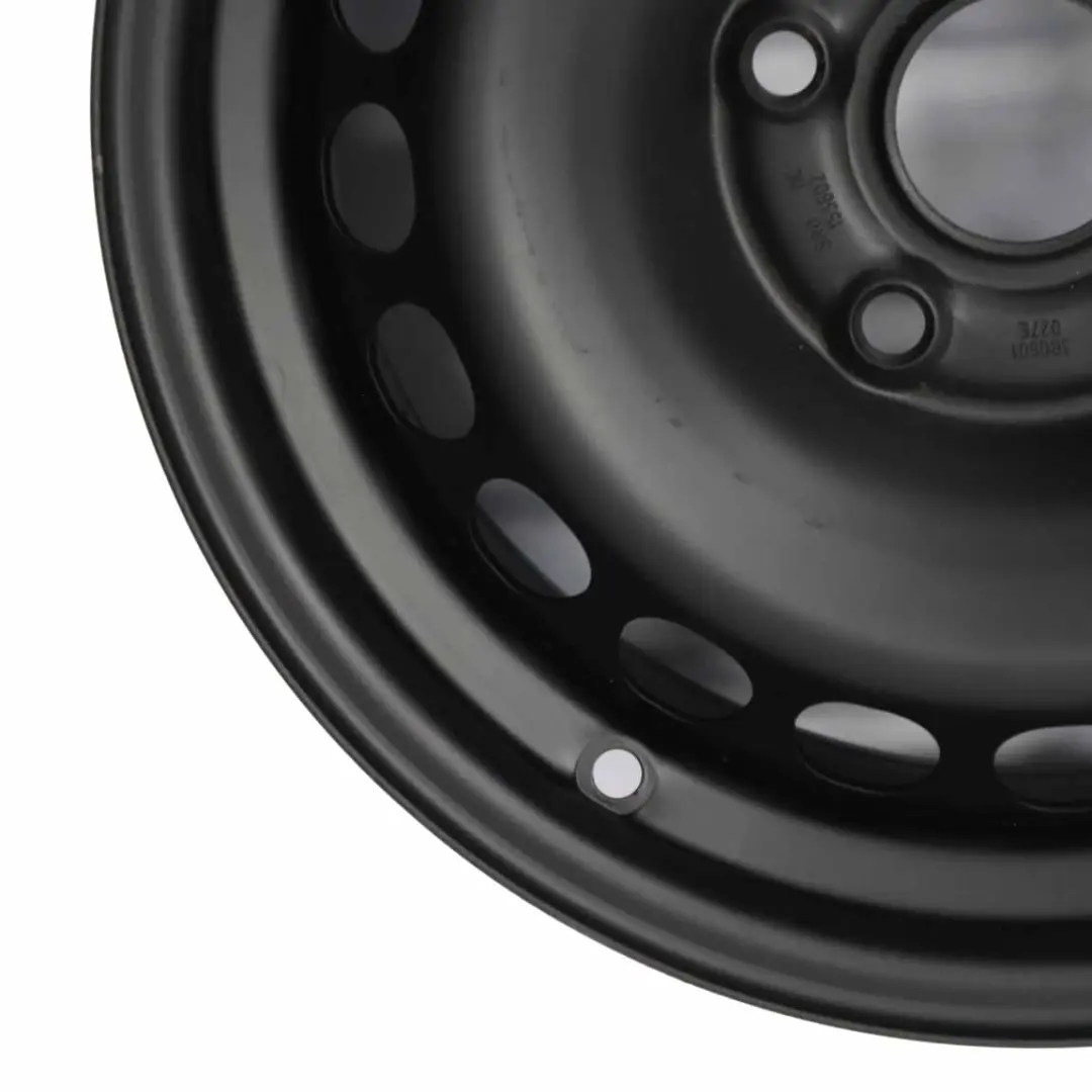 VW Passat B5 Felga Stalowa Czarna 15" ET:37 7J - SKU 3B0601027E - Numer Części 3B0601027E