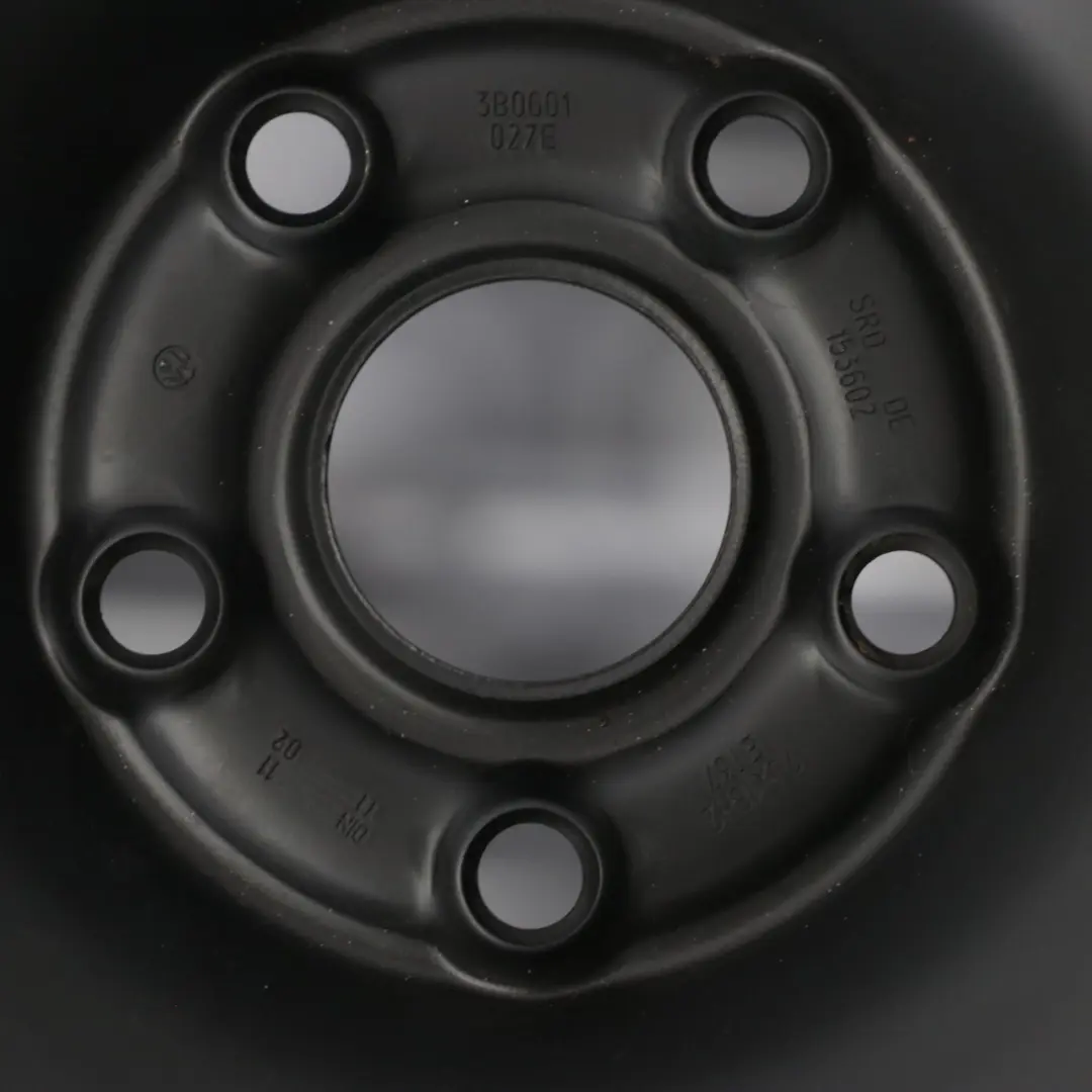 Steel Wheel Rim 15" 7J ET:37 5x112 to VW Volkswagen Passat B5 Black with Part number 3B0601027E VW Volkswagen Passat B5 Black Steel Wheel Rim 15" 7J ET:37 5x112 - SKU 3B0601027E - Part number 3B0601027E