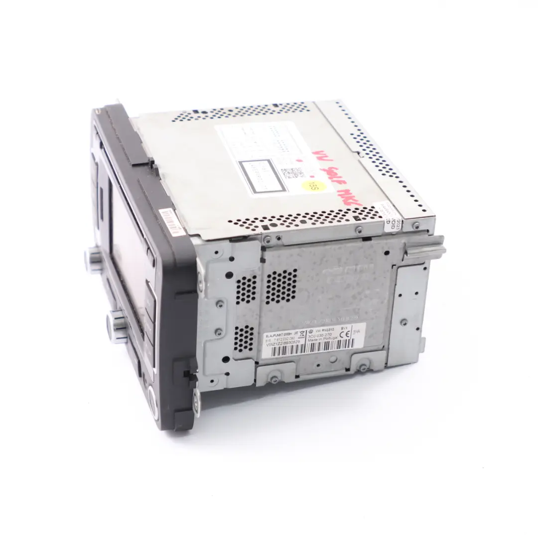 Radio Head Unit RNS 310 Media Player Einheit für VW Volkswagen Golf 6 Polo mit Teilenummer 3C0035270 VW Volkswagen Golf 6 Polo Radio Head Unit RNS 310 Media Player Einheit - SKU 3C0035270 - Teilenummer 3C0035270