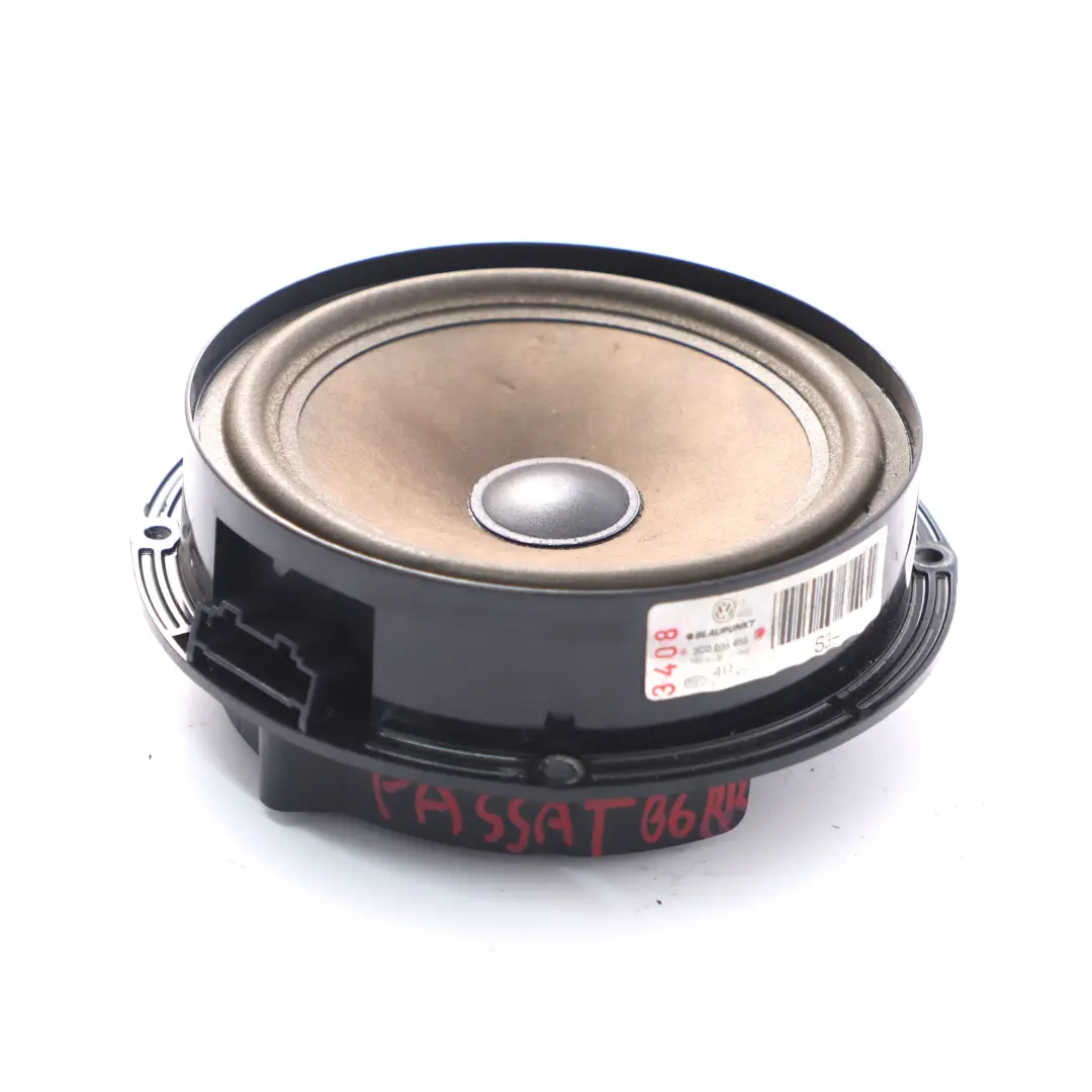 Door Speaker Left Right N/O/S Loudspeaker to VW Volkswagen Passat B6 Rear with Part number 3C0035453 VW Volkswagen Passat B6 Rear Door Speaker Left Right N/O/S Loudspeaker - SKU 3C0035453 - Part number 3C0035453