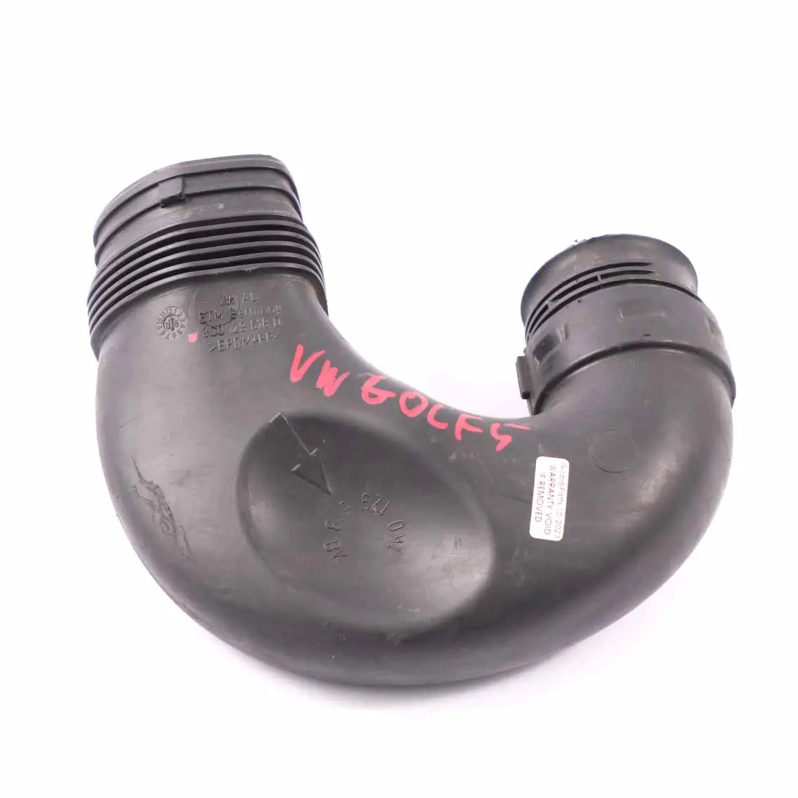 Audi A3 8P VW Golf 5 2.0 TDI Diesel Air Intake Pipe Hose Duct Tube 3C0129618D