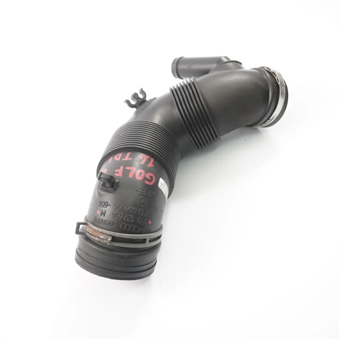 Tuyau d'admission d'air VW Golf Mk6 1.6 TDI Turbo Intercooler Conduite pour à propos du numéro de pièce 3C0129654 Tuyau d'admission d'air VW Golf Mk6 1.6 TDI Turbo Intercooler Conduite - SKU 3C0129654 - Numéro de pièce 3C0129654